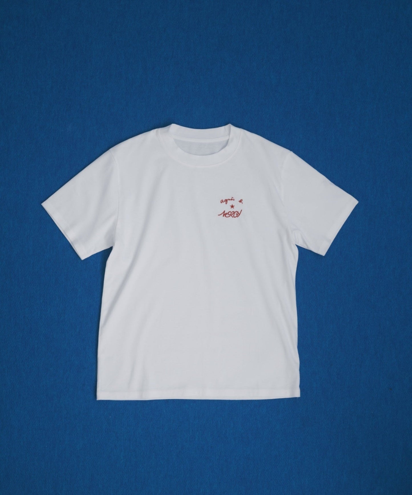 Agnes b x NERGY刺繡logo短袖T-Shirt(團購)(買一送一) - jbh852