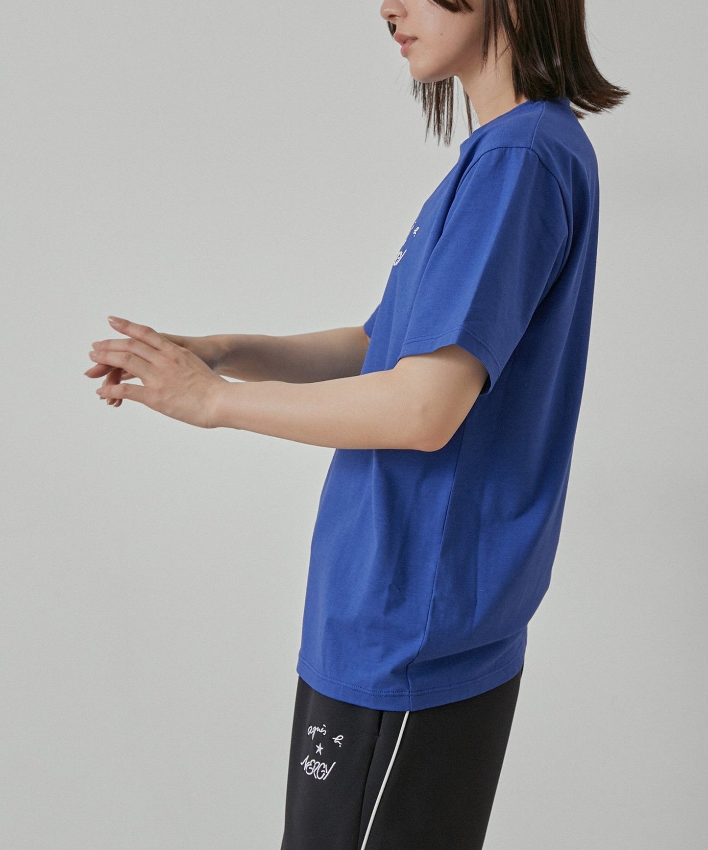 Agnes b x NERGY刺繡logo短袖T-Shirt(團購)(買一送一) - jbh852