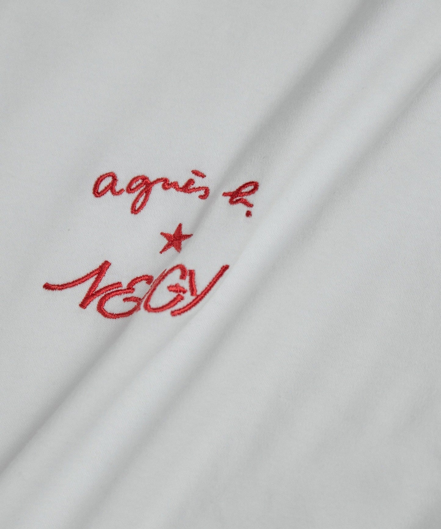Agnes b x NERGY刺繡logo短袖T-Shirt(團購)(買一送一) - jbh852