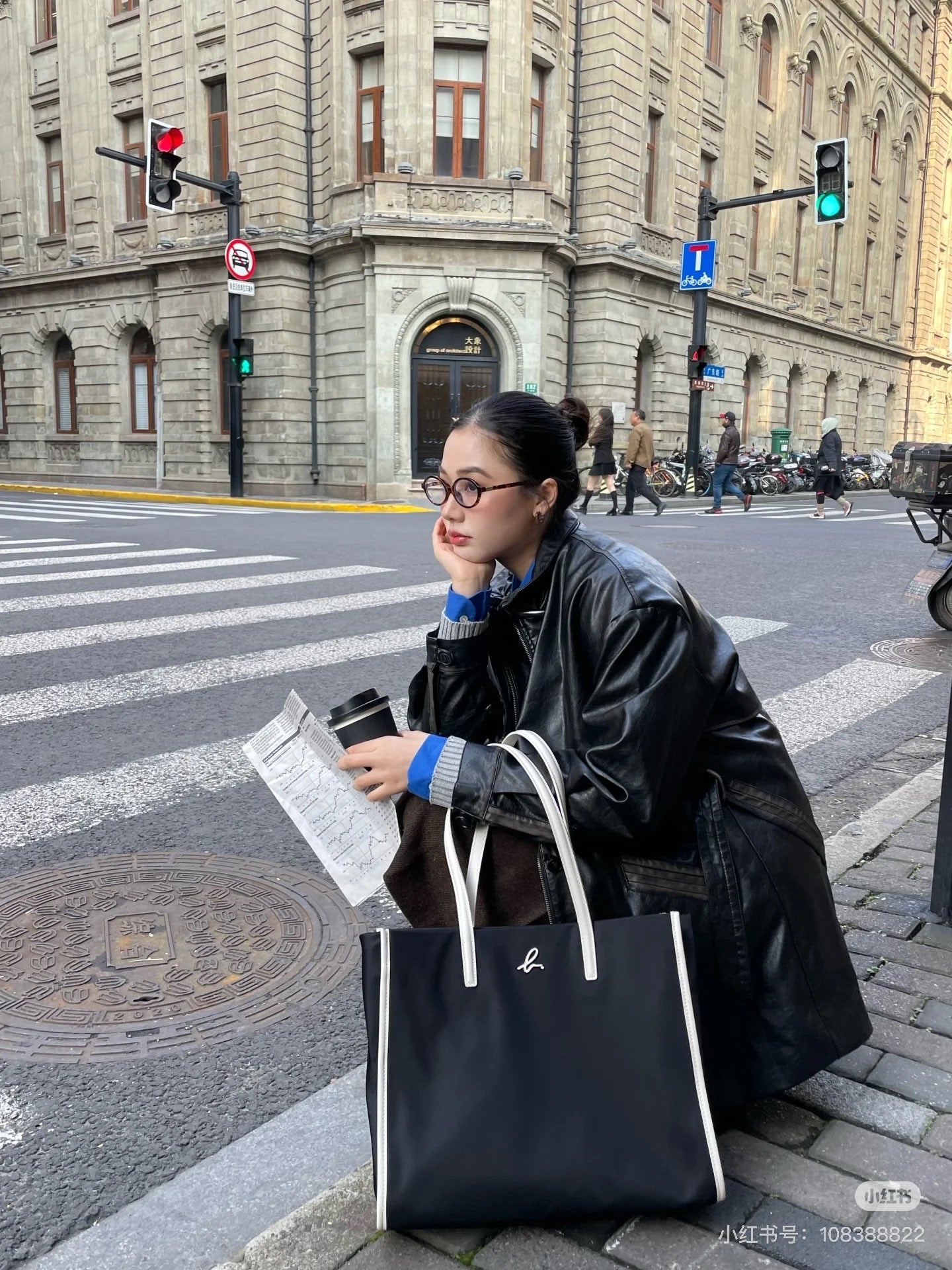 AgnesB輕巧防水上膊大Tote(團購) - jbh852