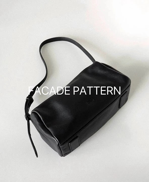 FACADE PATTERN真皮上膊袋(團購) - jbh852