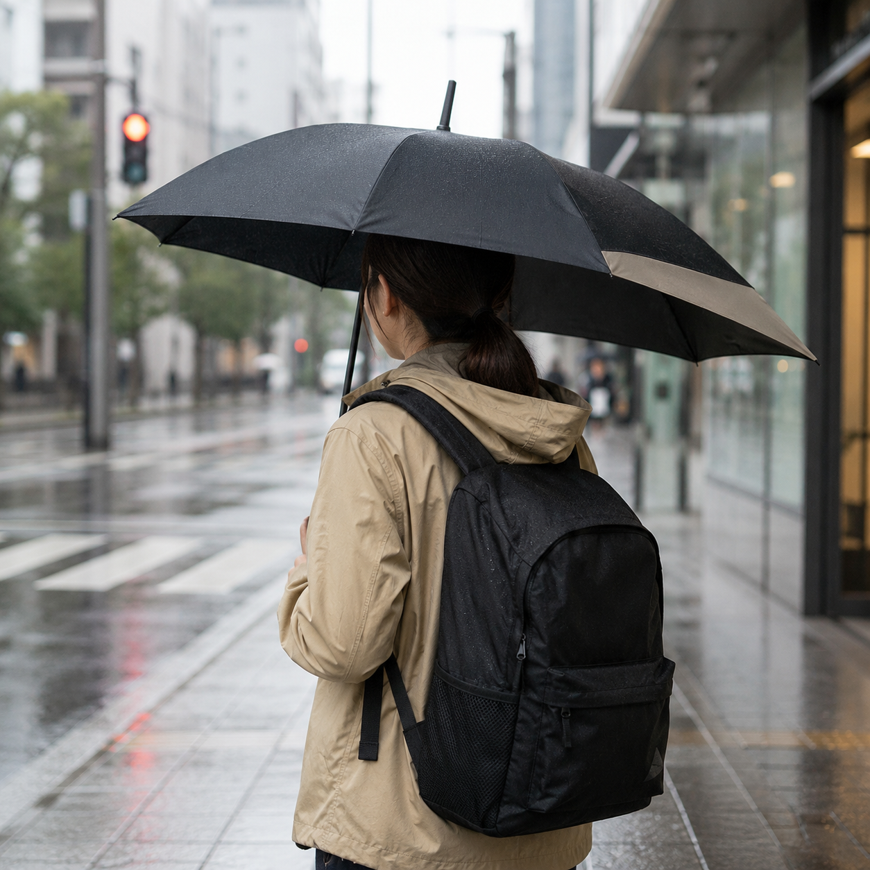 AOSUOS燕尾設計輕量三摺晴雨傘(團購)