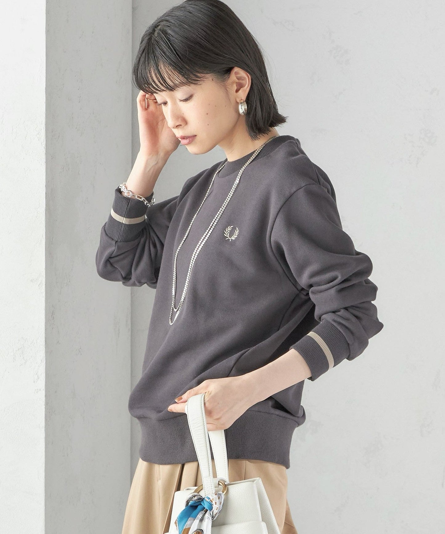 Fred Perry單線袖口衛衣(團購) - jbh852