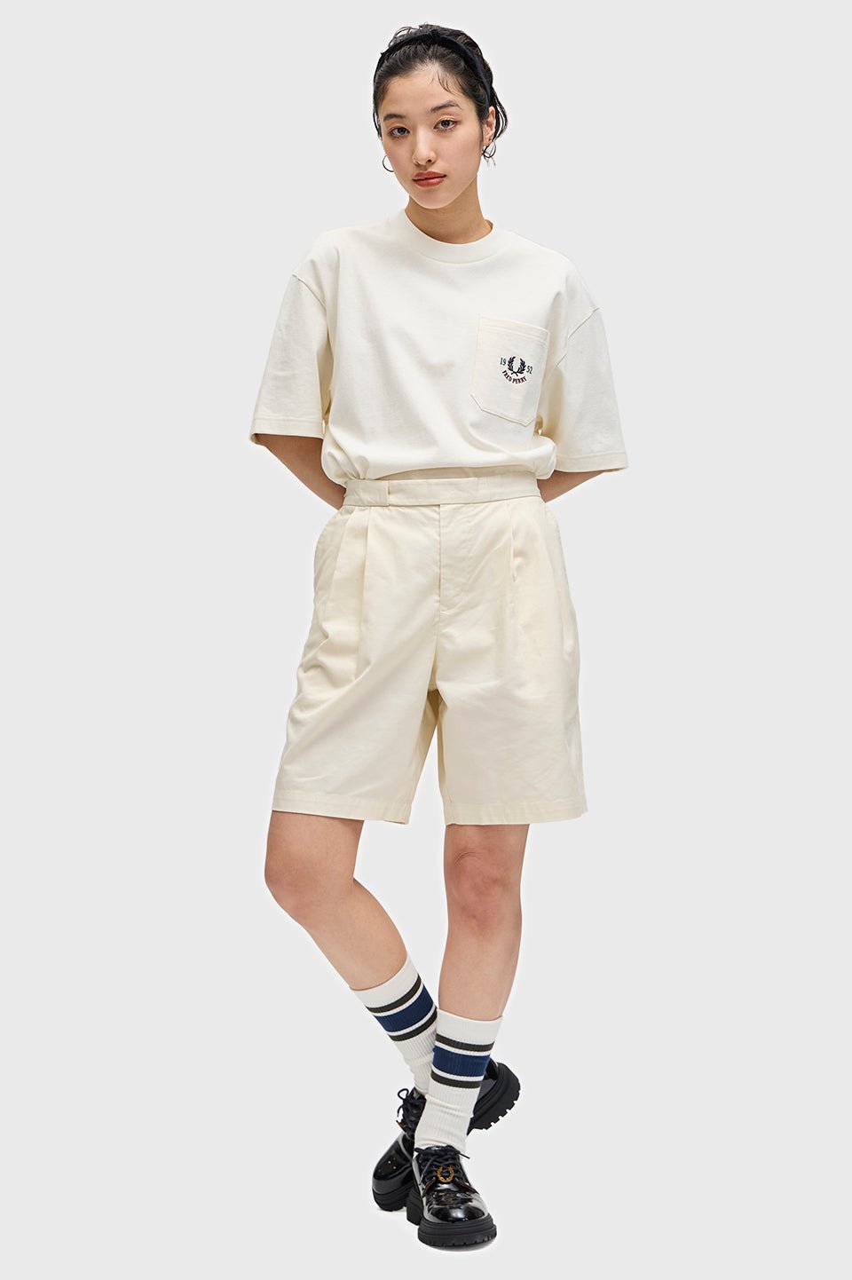 Fred Perry 1952心口袋鬆身Tee(團購) - jbh852