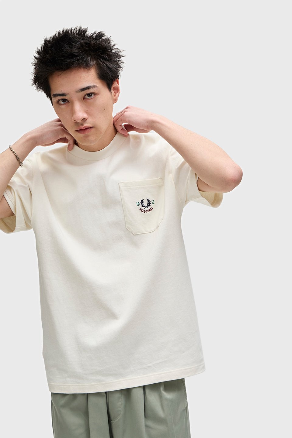 Fred Perry 1952心口袋鬆身Tee(團購) - jbh852