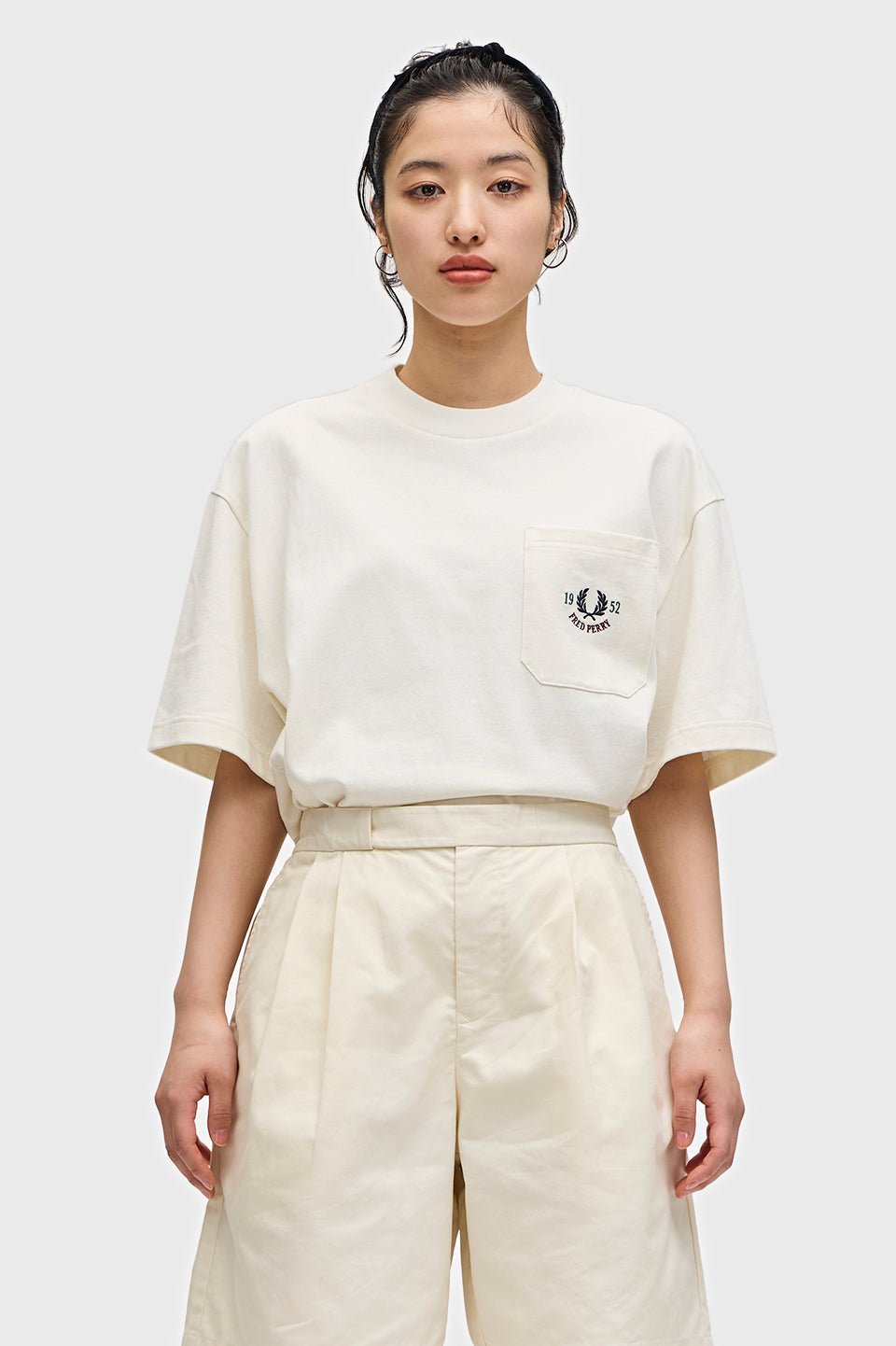 Fred Perry 1952心口袋鬆身Tee(團購) - jbh852