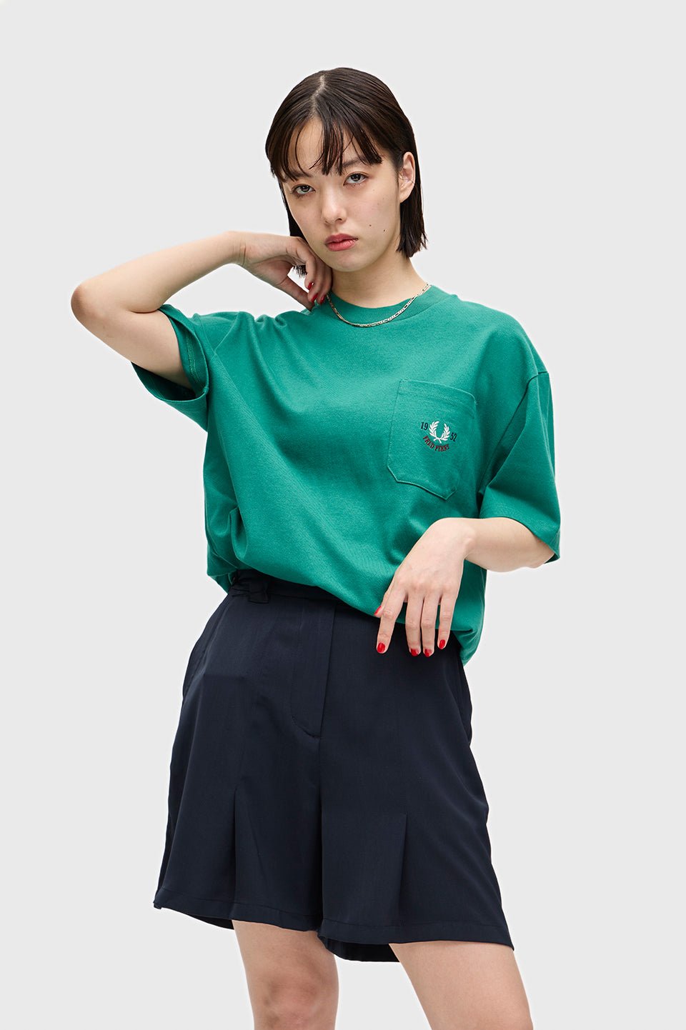 Fred Perry 1952心口袋鬆身Tee(團購) - jbh852