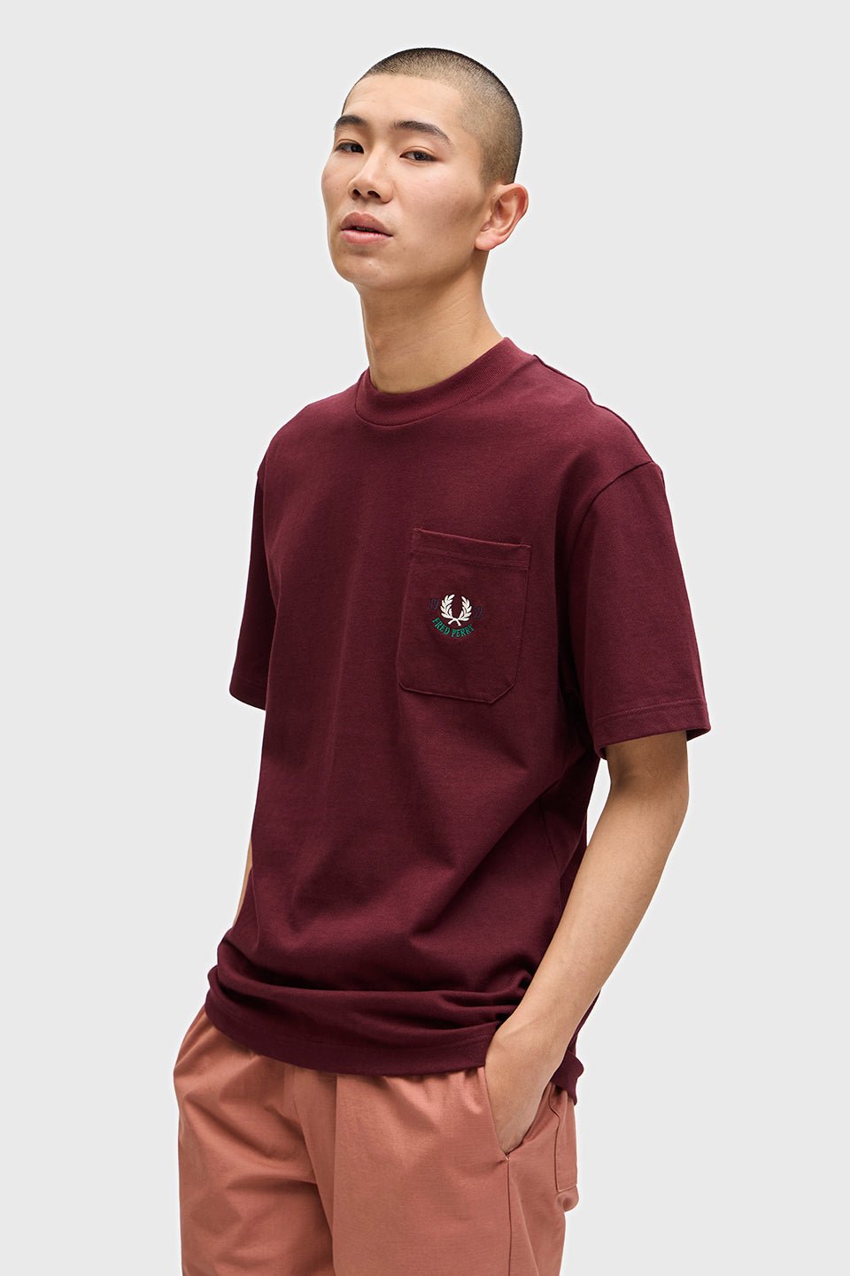 Fred Perry 1952心口袋鬆身Tee(團購) - jbh852