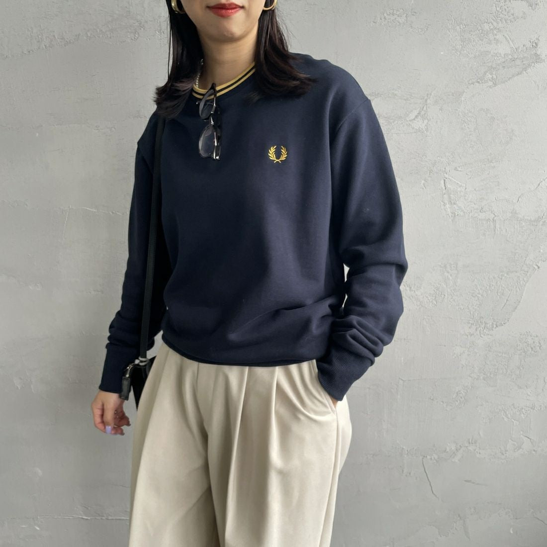 Fred Perry雙線領口衛衣(團購) - jbh852