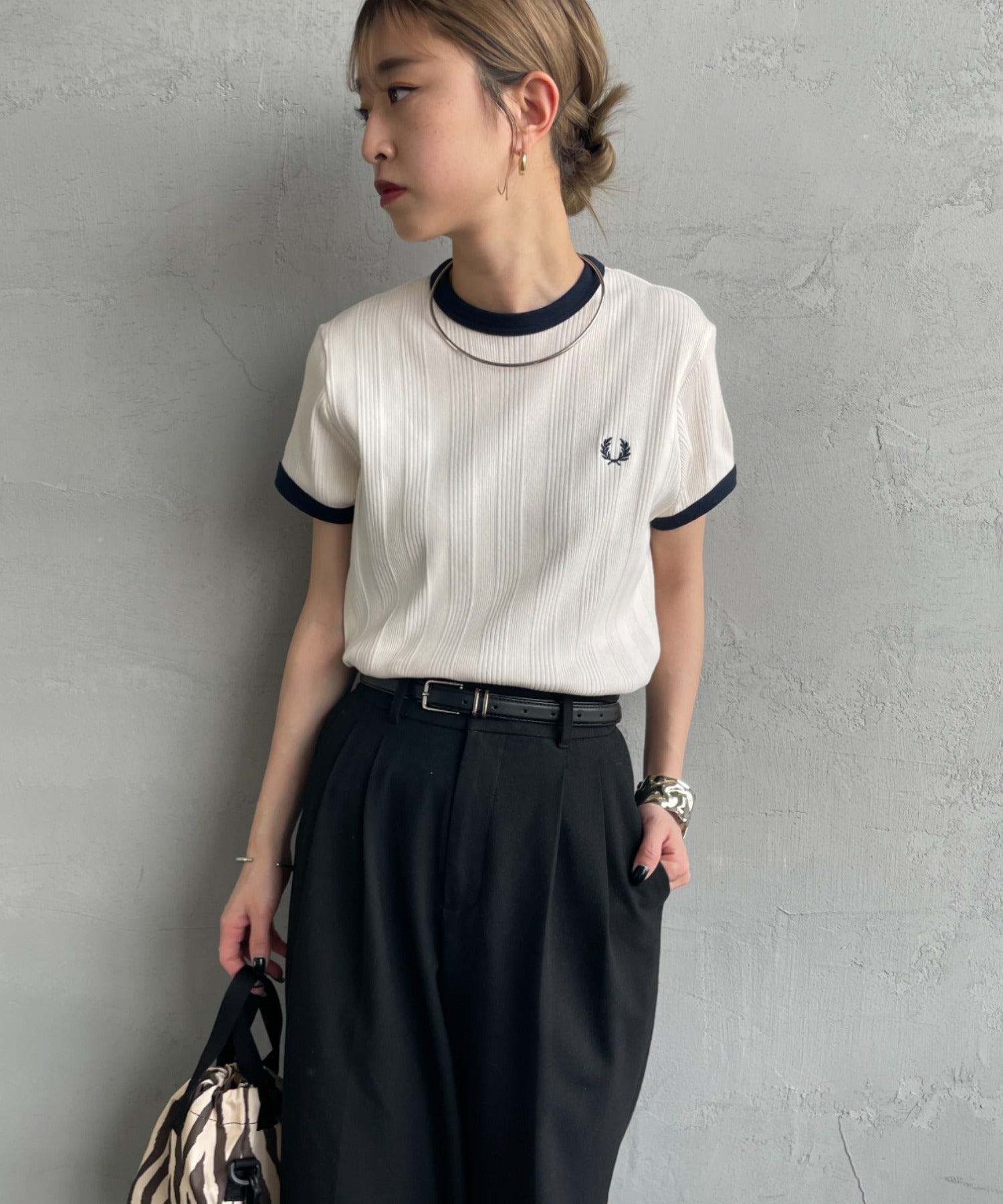 Fred Perry羅紋Tee(團購) - jbh852