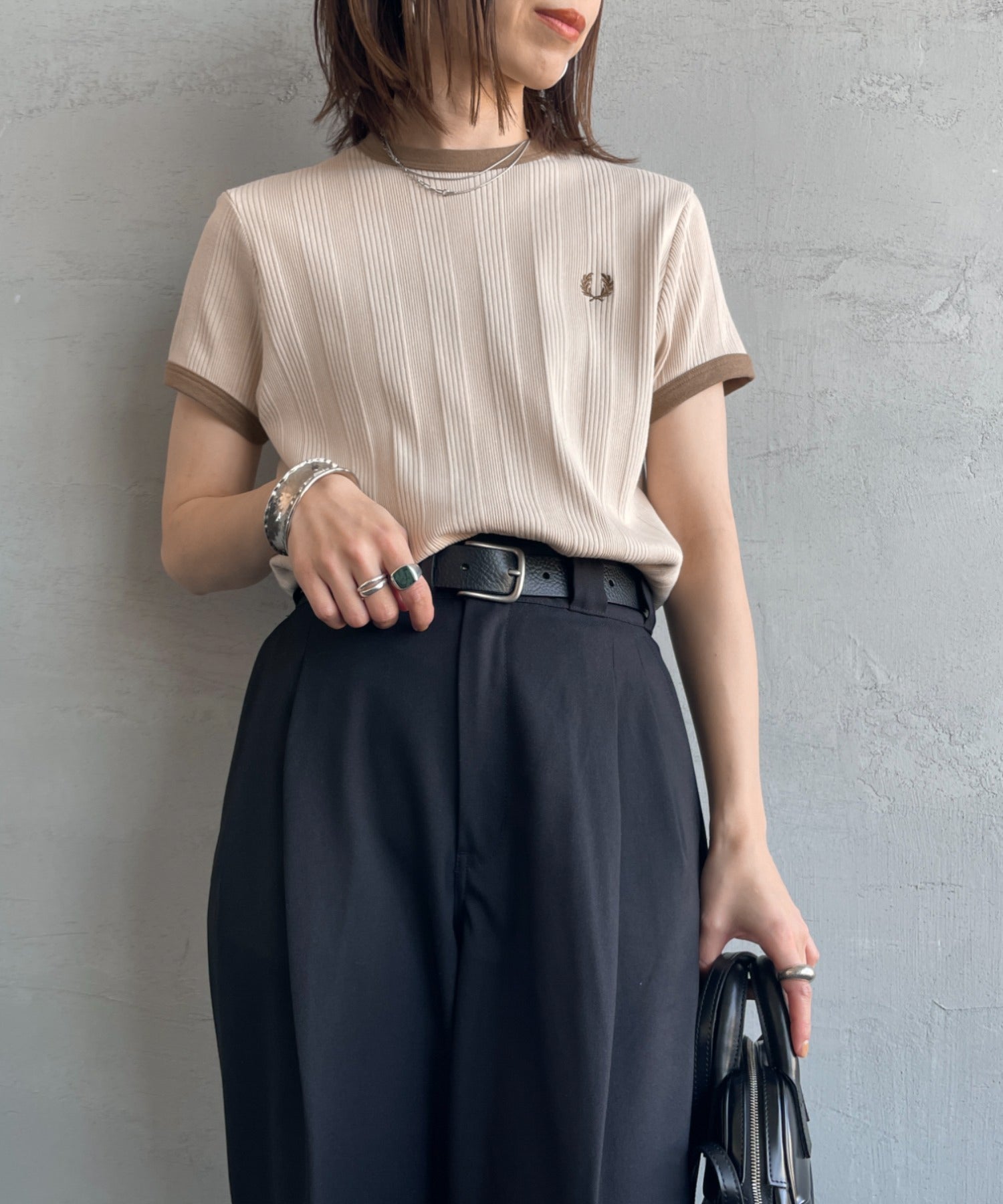 Fred Perry羅紋Tee(團購) - jbh852