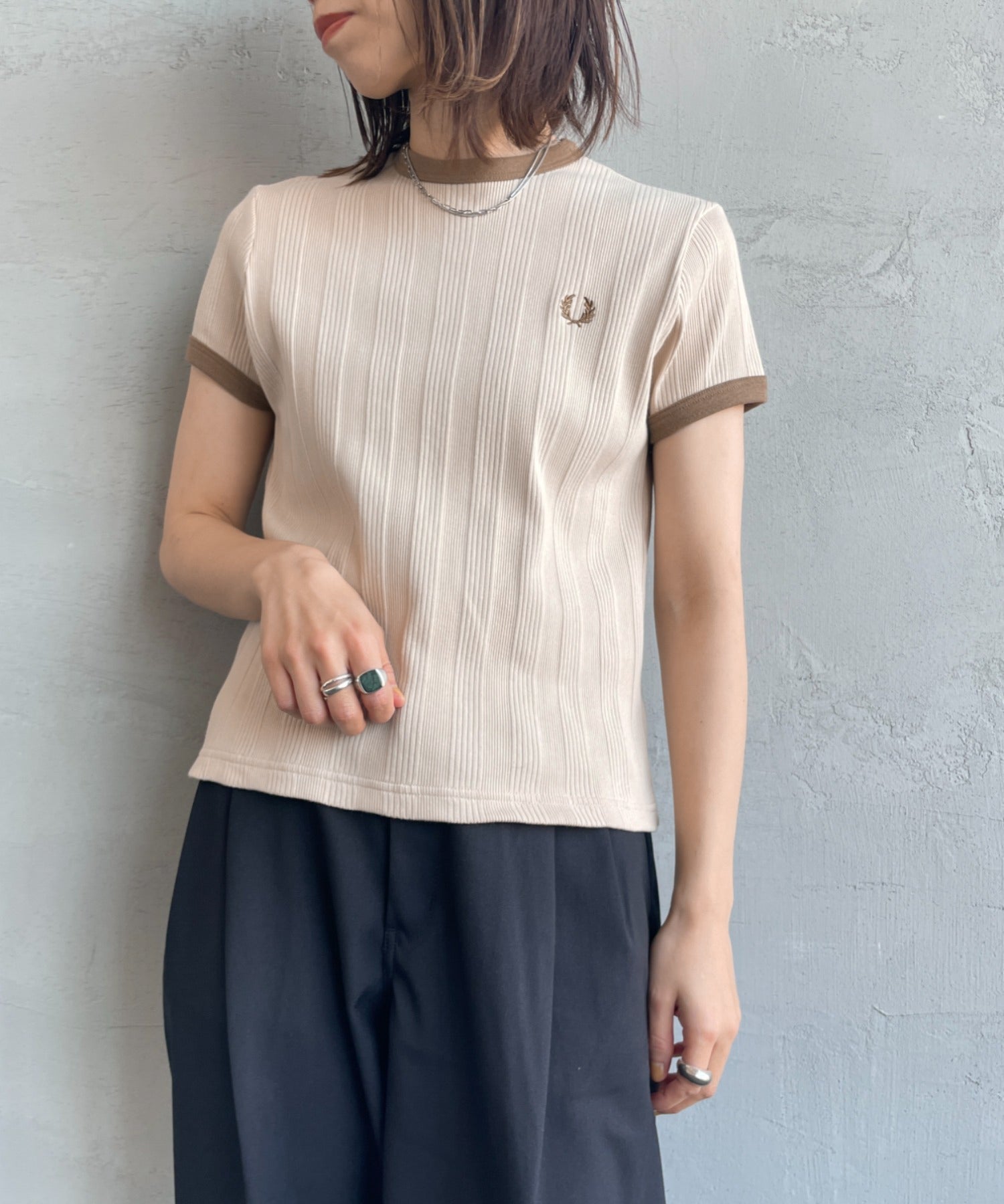 Fred Perry羅紋Tee(團購) - jbh852