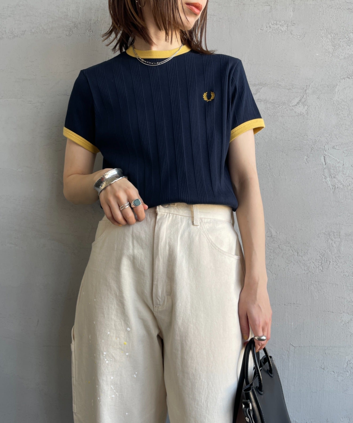 Fred Perry羅紋Tee(團購) - jbh852