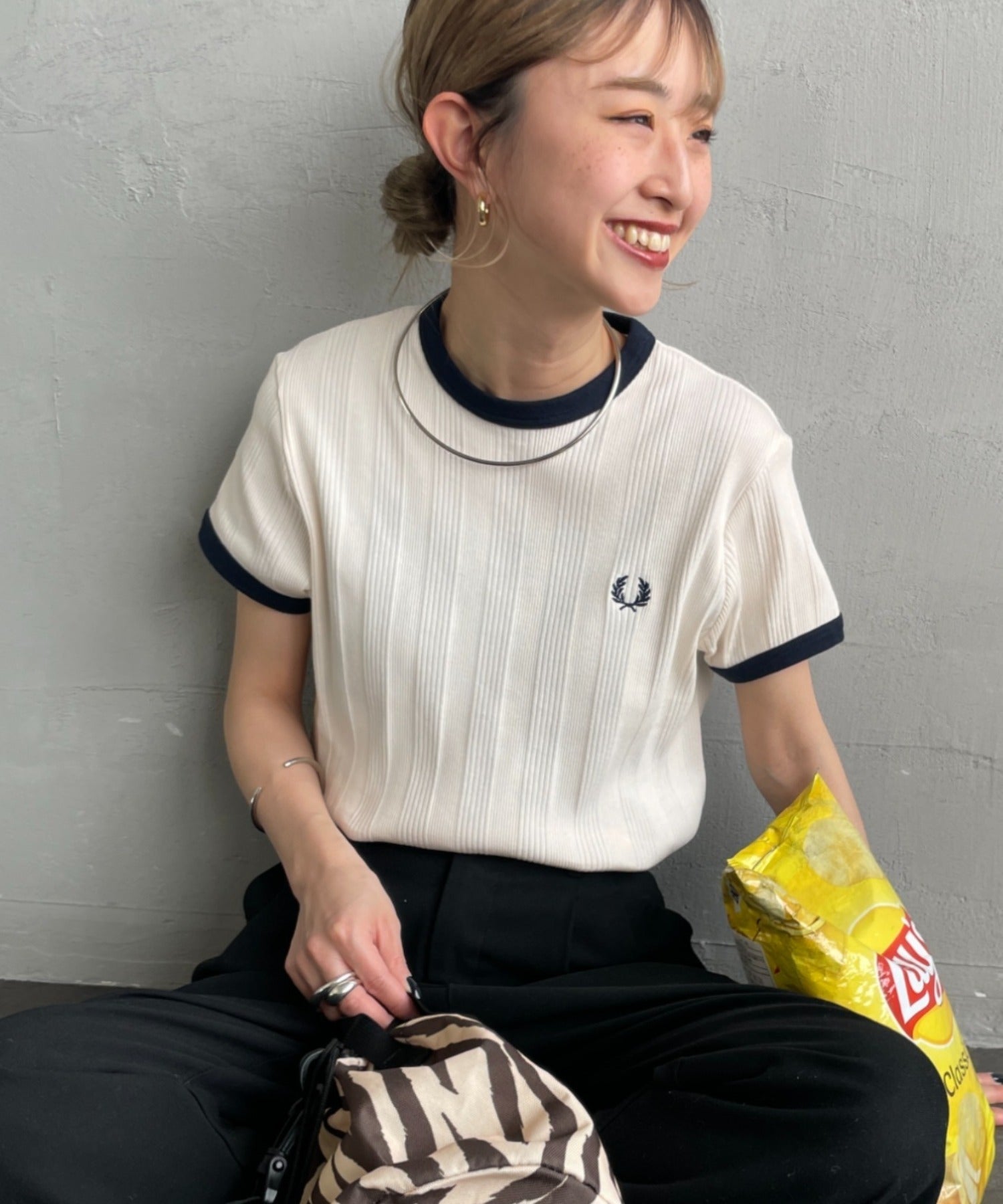 Fred Perry羅紋Tee(團購) - jbh852