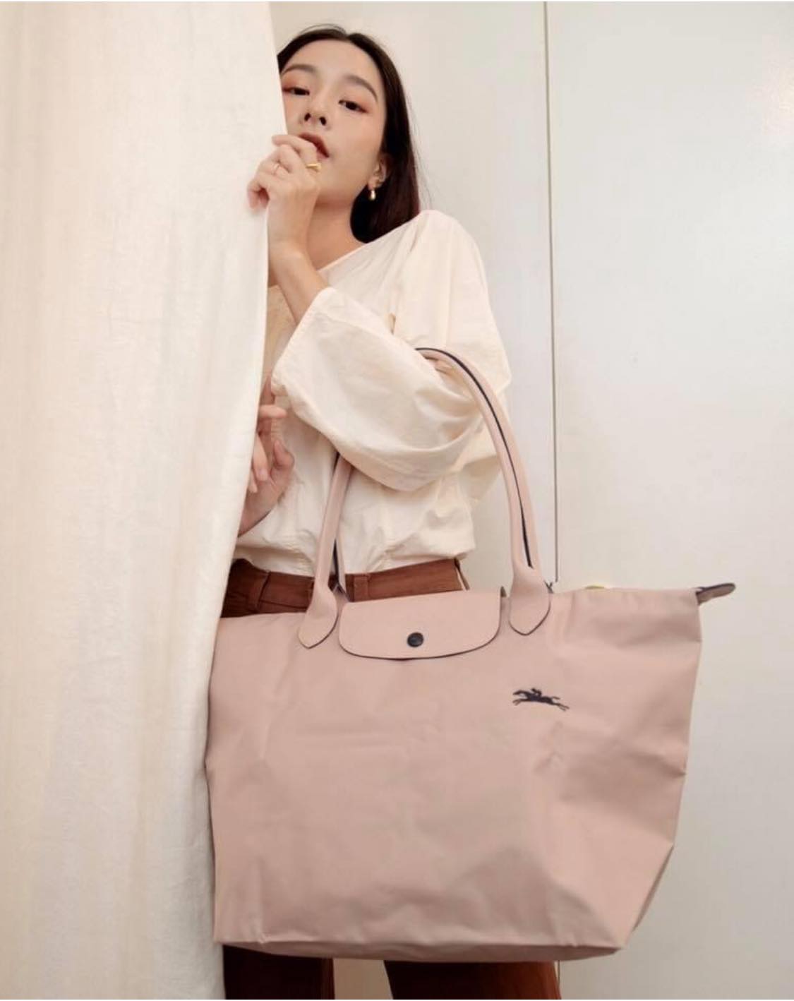 Longchamp 限定超靚色山茶花LE PLIAGE可上膊袋(團購) - jbh852