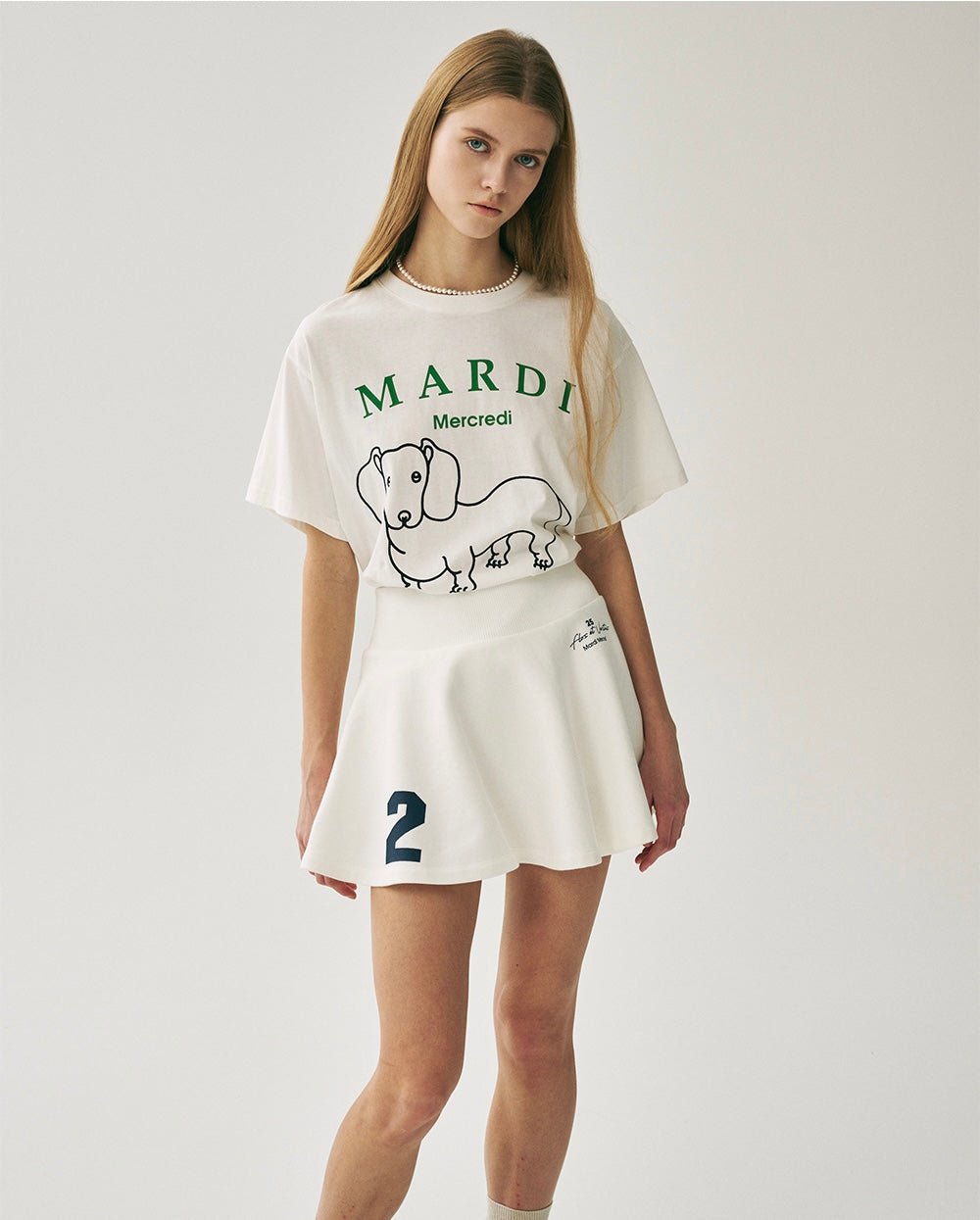 MARDI MERCREDI 皇冠Logo短裙(團購) - jbh852