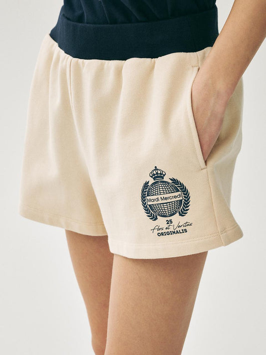 MARDI MERCREDI 皇冠Logo短褲(團購) - jbh852