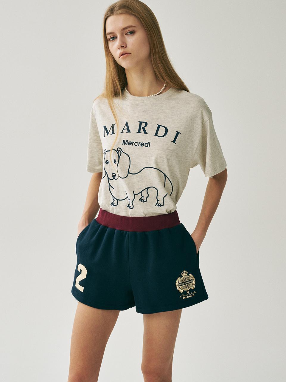 MARDI MERCREDI 皇冠Logo短褲(團購) - jbh852