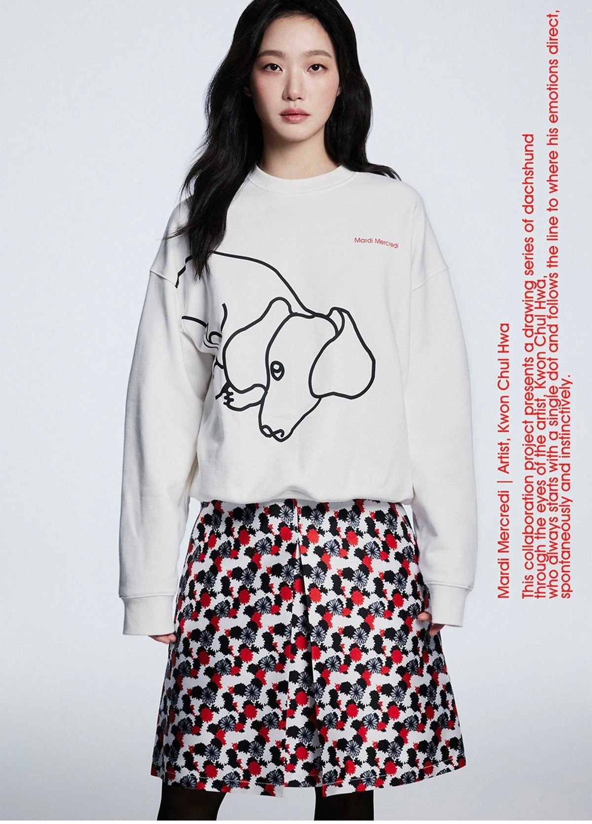 MARDI MERCREDI x DDANJI狗狗圓領衛衣(團購) - jbh852