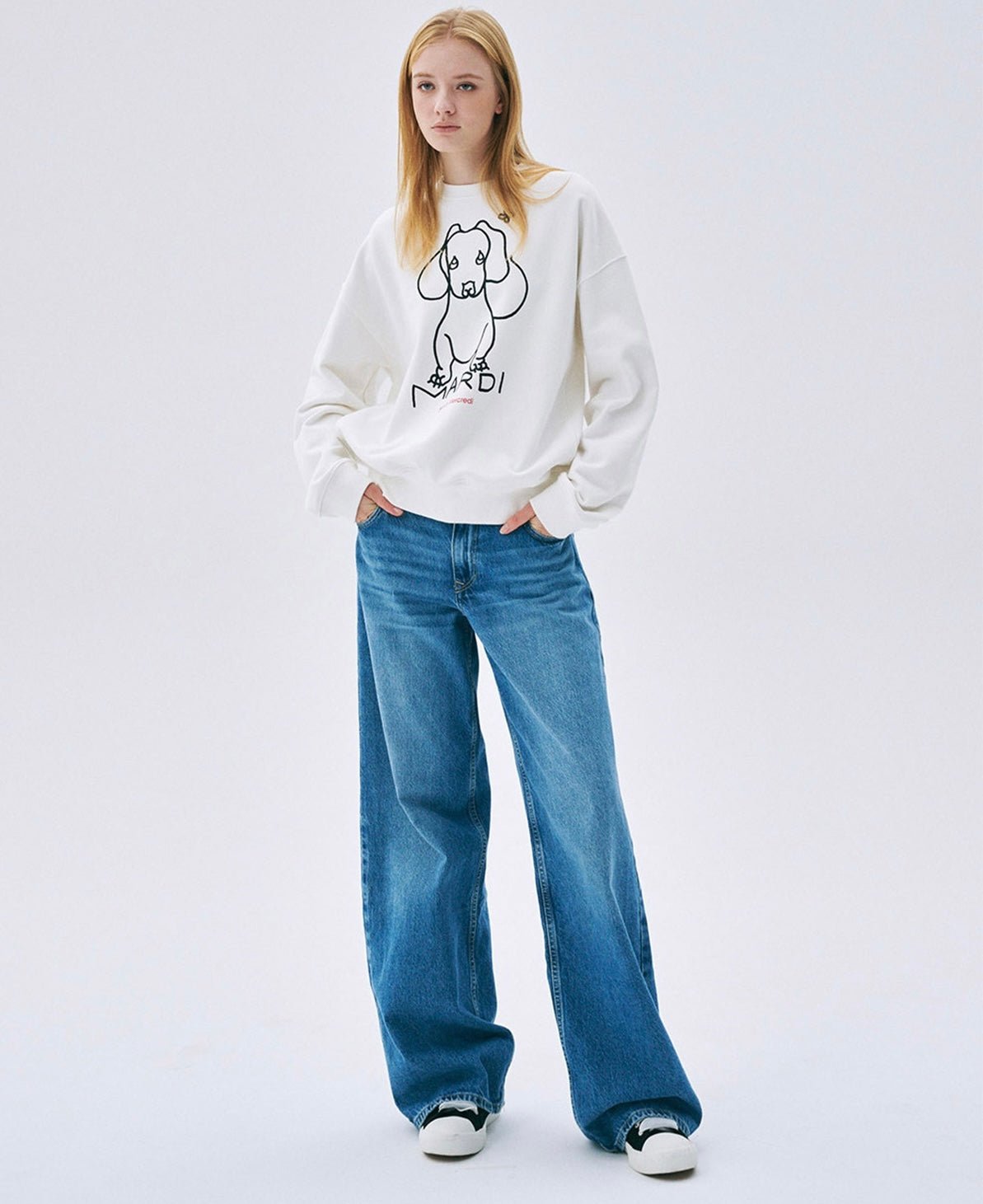 MARDI MERCREDI x DDANJI狗狗圓領衛衣(團購) - jbh852