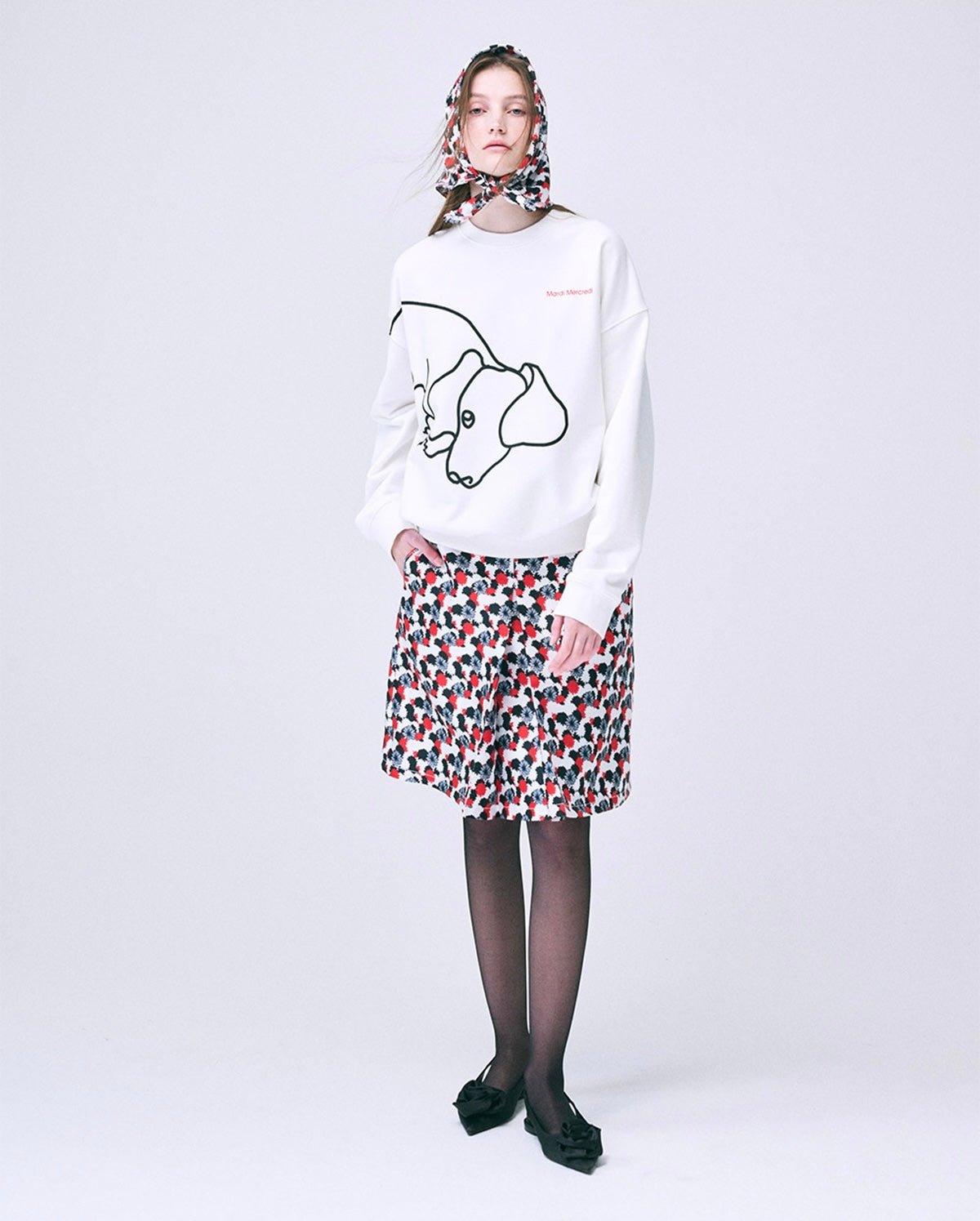 MARDI MERCREDI x DDANJI狗狗圓領衛衣(團購) - jbh852