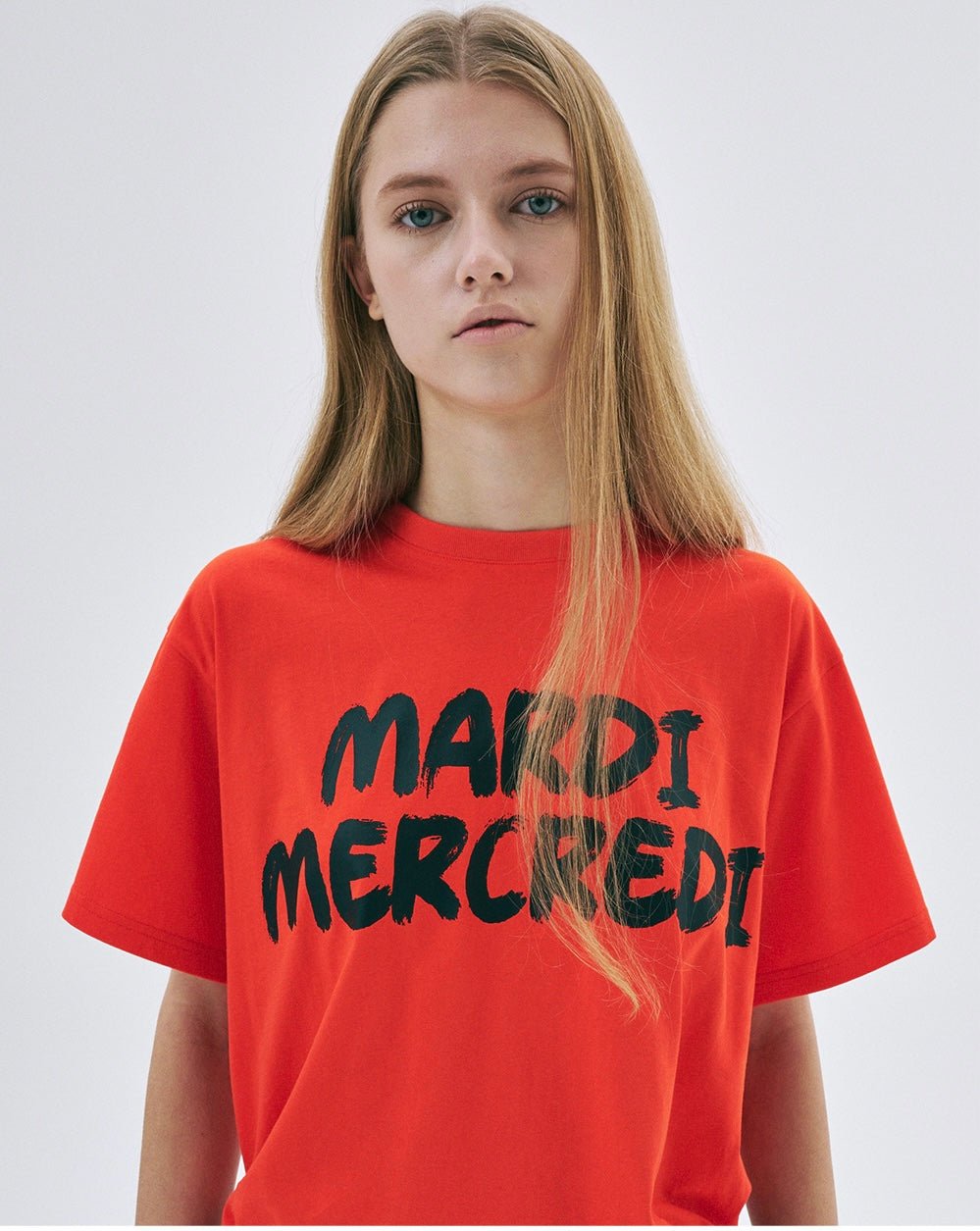 MARDI MERCREDI雙排字T-Shirt(團購) - jbh852