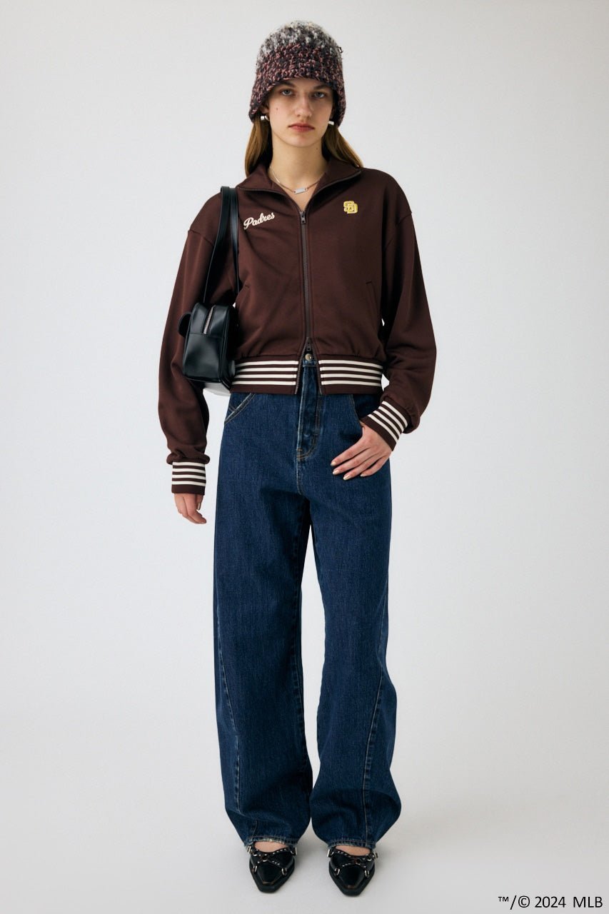 MLB x MOUSSY 刺繡運動雙拉鏈外套(團購) - jbh852