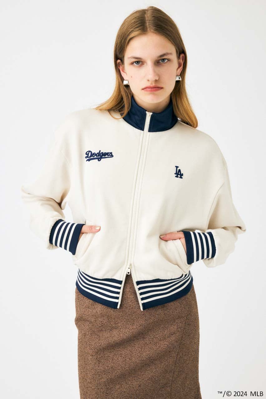 MLB x MOUSSY 刺繡運動雙拉鏈外套(團購) - jbh852