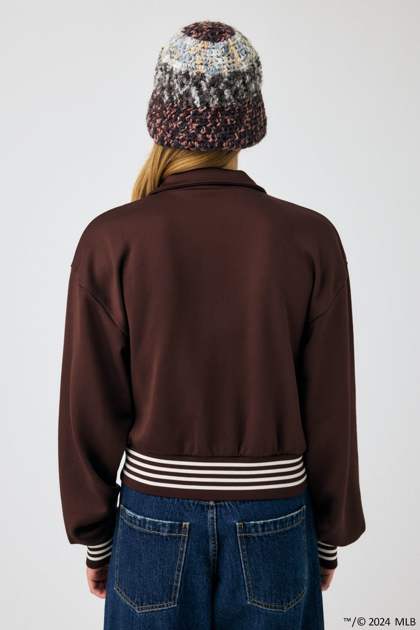 MLB x MOUSSY 刺繡運動雙拉鏈外套(團購) - jbh852