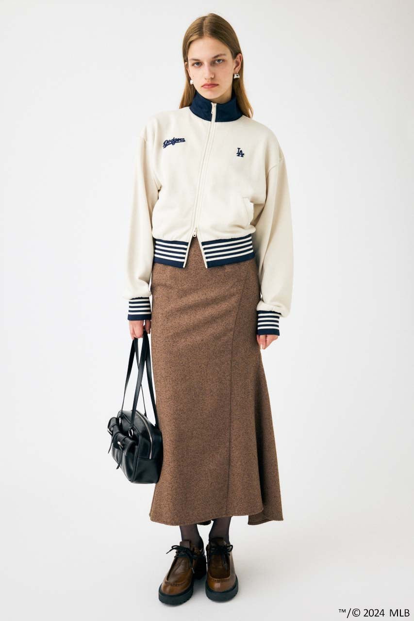 MLB x MOUSSY 刺繡運動雙拉鏈外套(團購) - jbh852