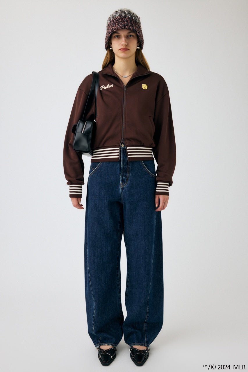 MLB x MOUSSY 刺繡運動雙拉鏈外套(團購) - jbh852