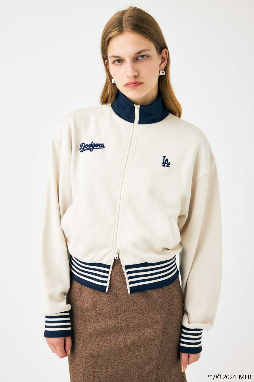 MLB x MOUSSY 刺繡運動雙拉鏈外套(團購) - jbh852