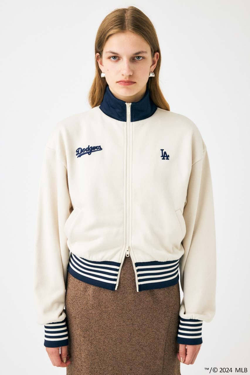 MLB x MOUSSY 刺繡運動雙拉鏈外套(團購) - jbh852