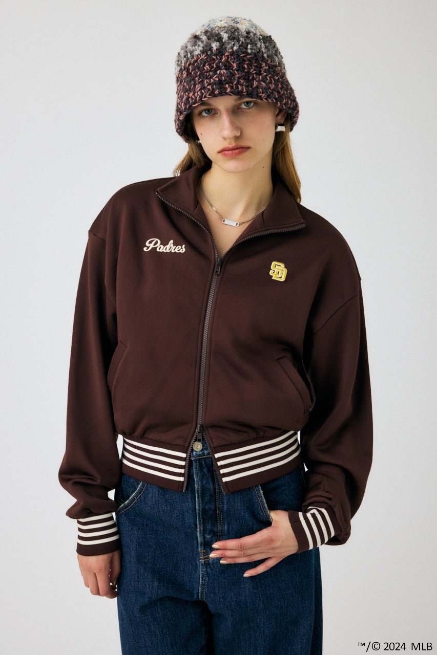 MLB x MOUSSY 刺繡運動雙拉鏈外套(團購) - jbh852