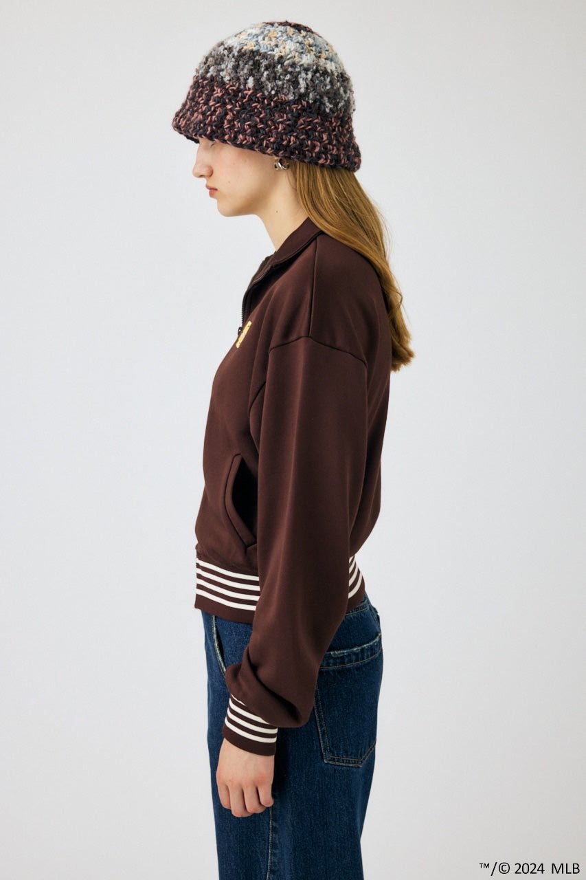 MLB x MOUSSY 刺繡運動雙拉鏈外套(團購) - jbh852