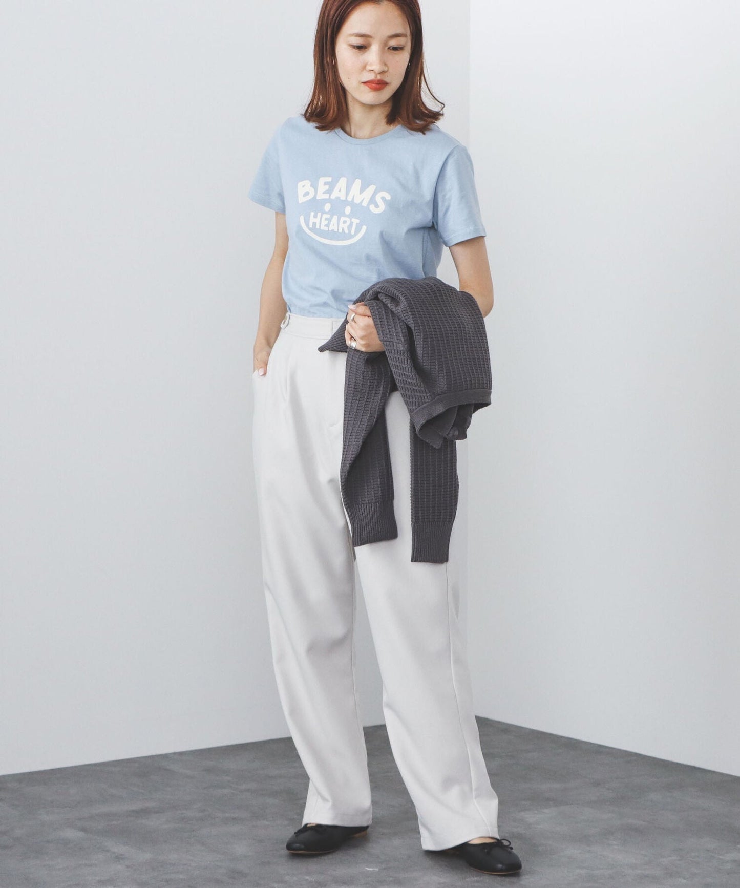 Beams Boy Heart笑臉T-Shirt(團購) - jbh852
