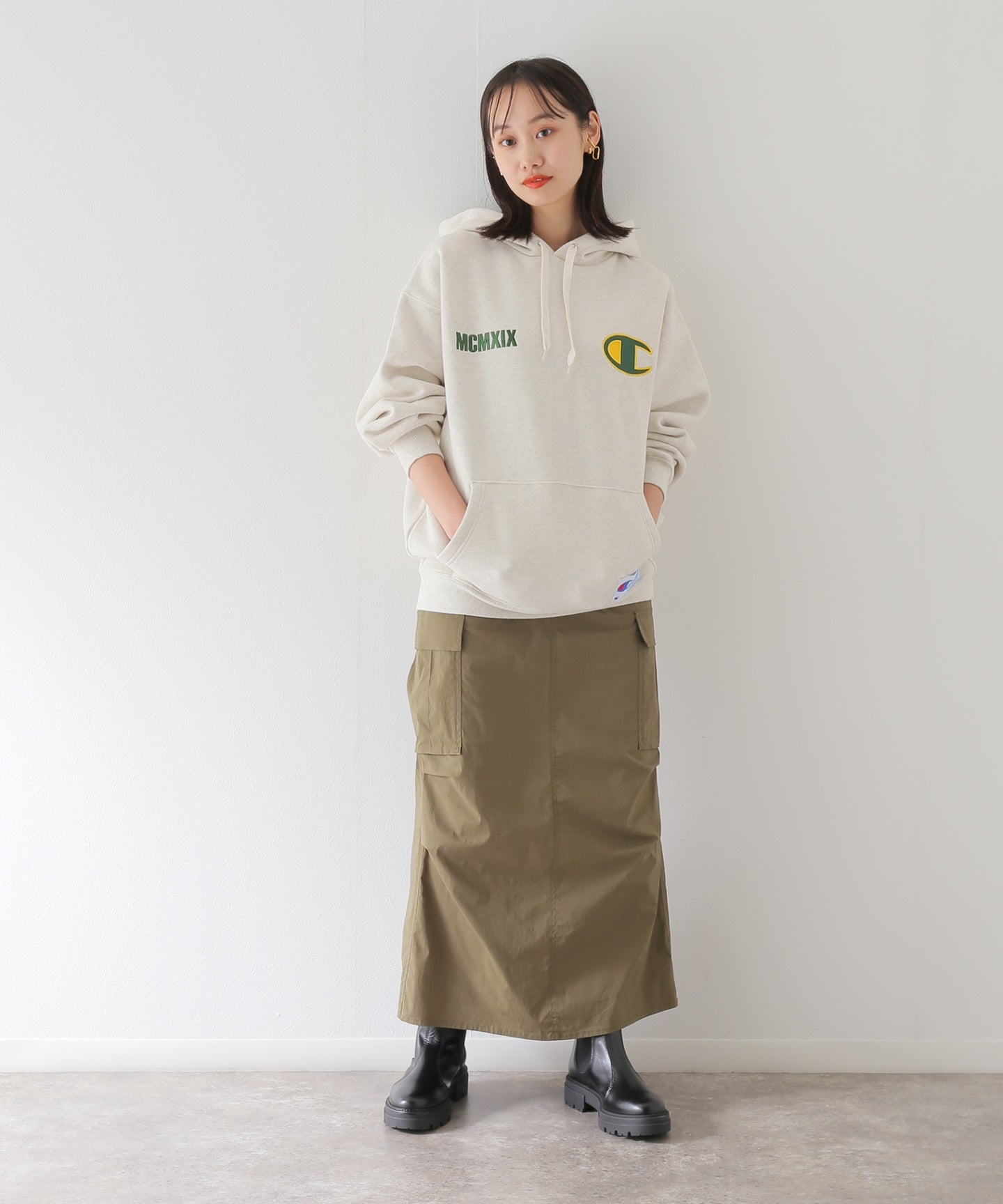 Champion大Logo Hoodie(團購) - jbh852