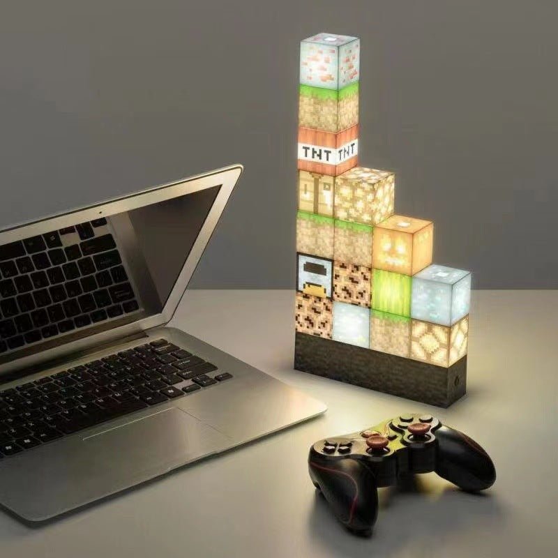 DIY Mine Craft 新奇方塊積木燈(團購) - jbh852