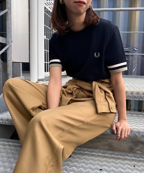 Fred Perry經典袖口雙線圈T-shirt(團購) - jbh852