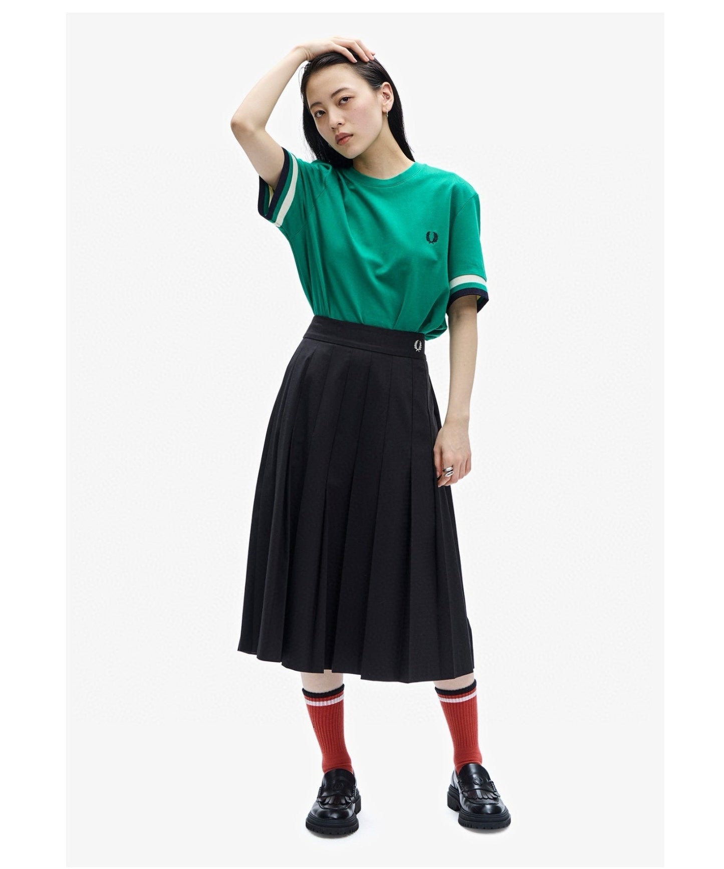 Fred Perry經典袖口雙線圈T-shirt(團購) - jbh852