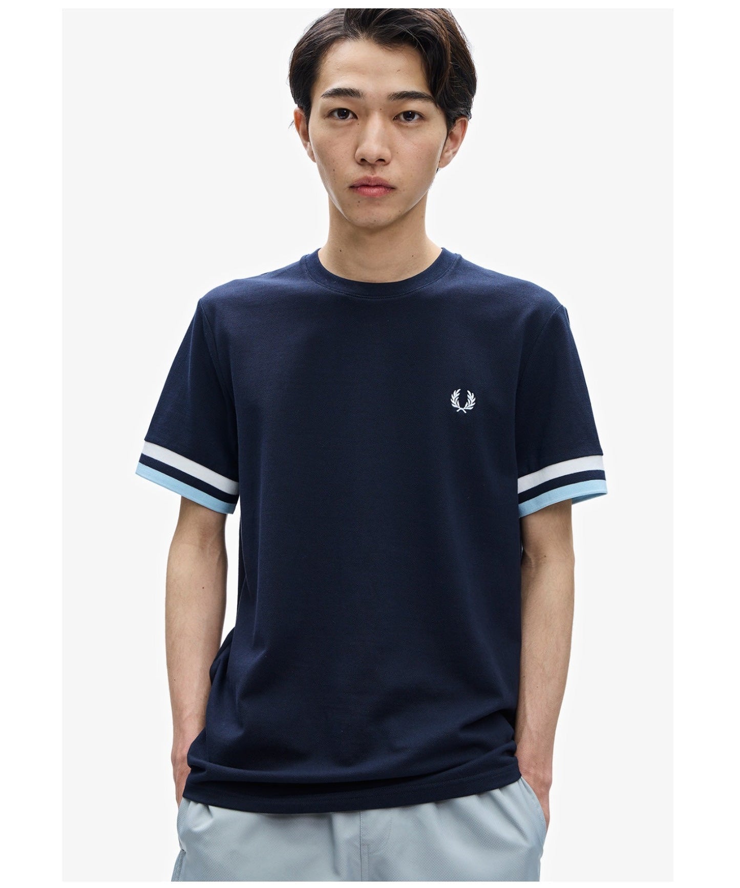 Fred Perry經典袖口雙線圈T-shirt(團購) - jbh852