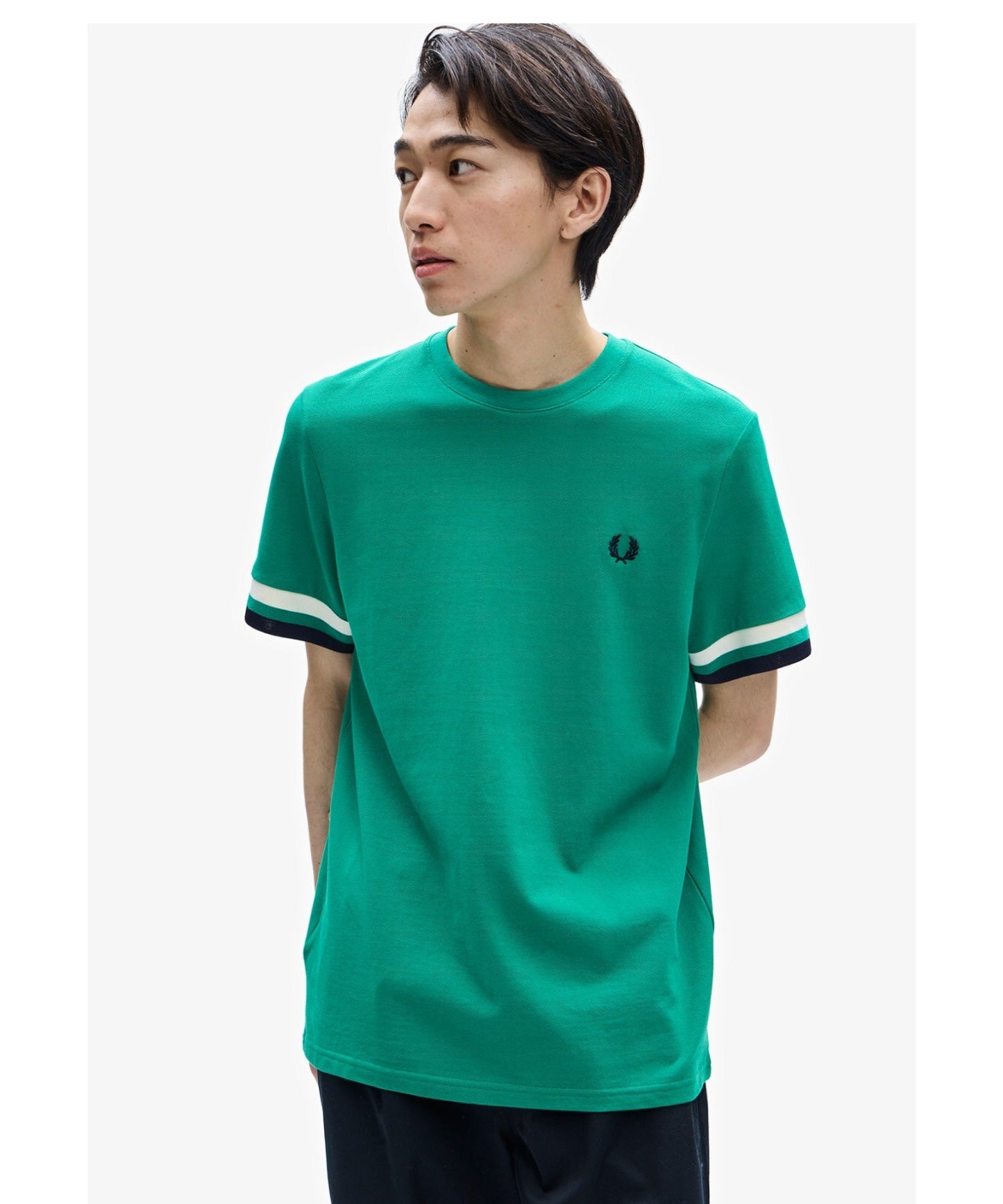 Fred Perry經典袖口雙線圈T-shirt(團購) - jbh852