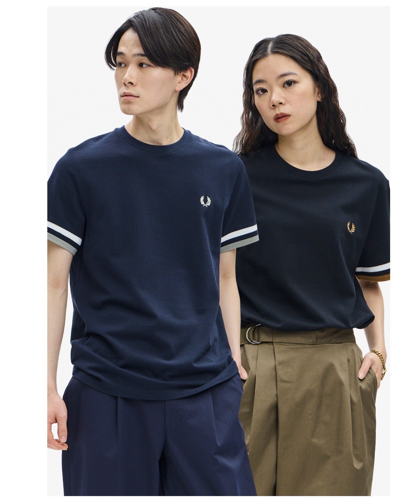 Fred Perry經典袖口雙線圈T-shirt(團購) - jbh852