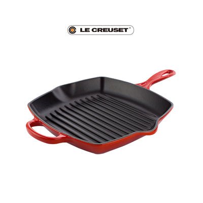 LE CREUSET 正方形連手柄琺瑯鑄鐵平底鑊(團購) - jbh852