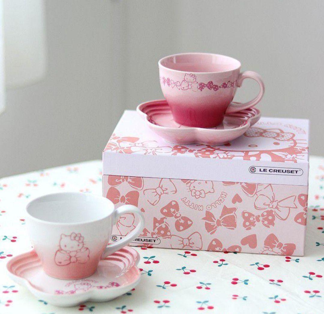 Le Creuset x Hello Kitty杯碟套裝(團購) - jbh852