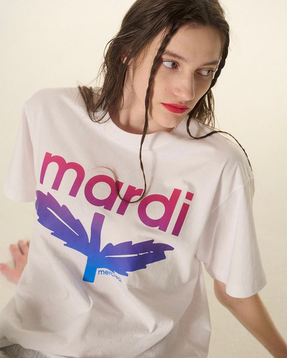 MARDI MERCREDI新款樹葉Logo T-Shirt(團購) - jbh852