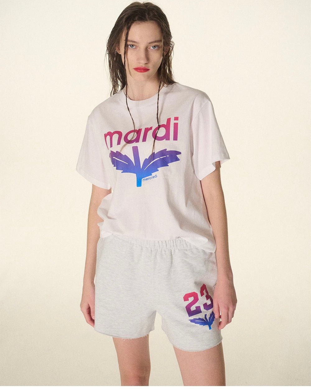 MARDI MERCREDI新款樹葉Logo T-Shirt(團購) - jbh852