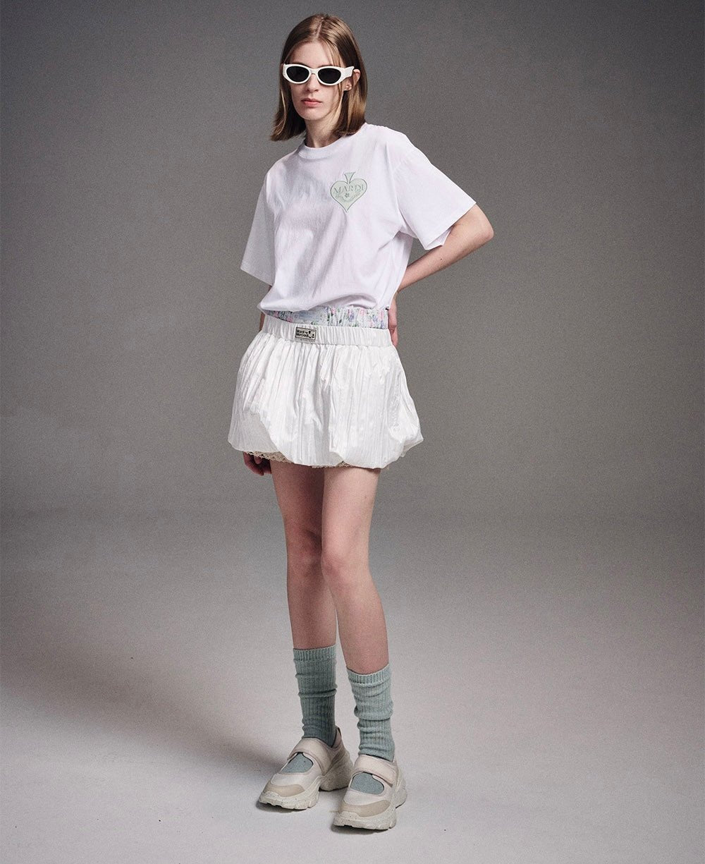 MARDI MERCRED剌繡倒葵扇Logo T-Shirt(團購) - jbh852