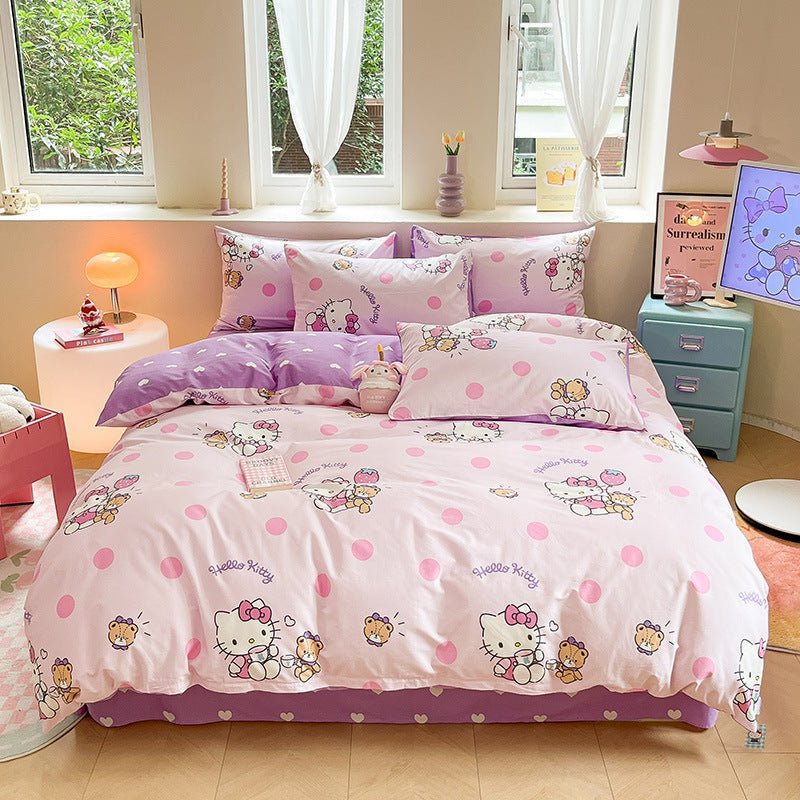 SANRIO 卡通純棉床單套裝(團購) - jbh852