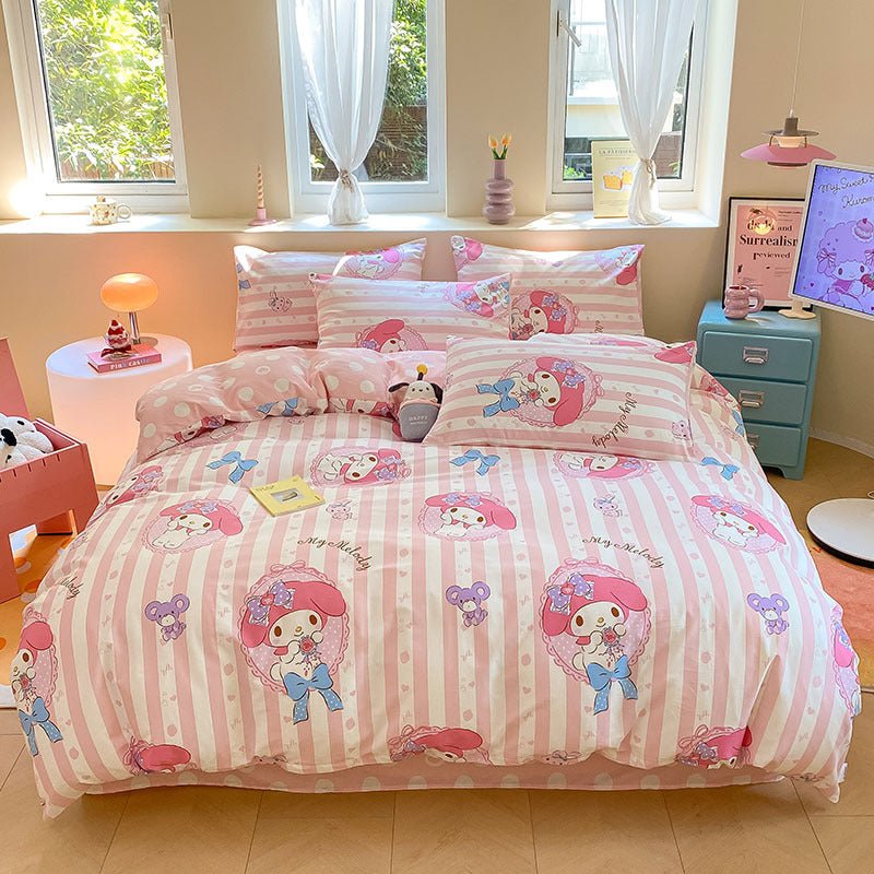 SANRIO 卡通純棉床單套裝(團購) - jbh852